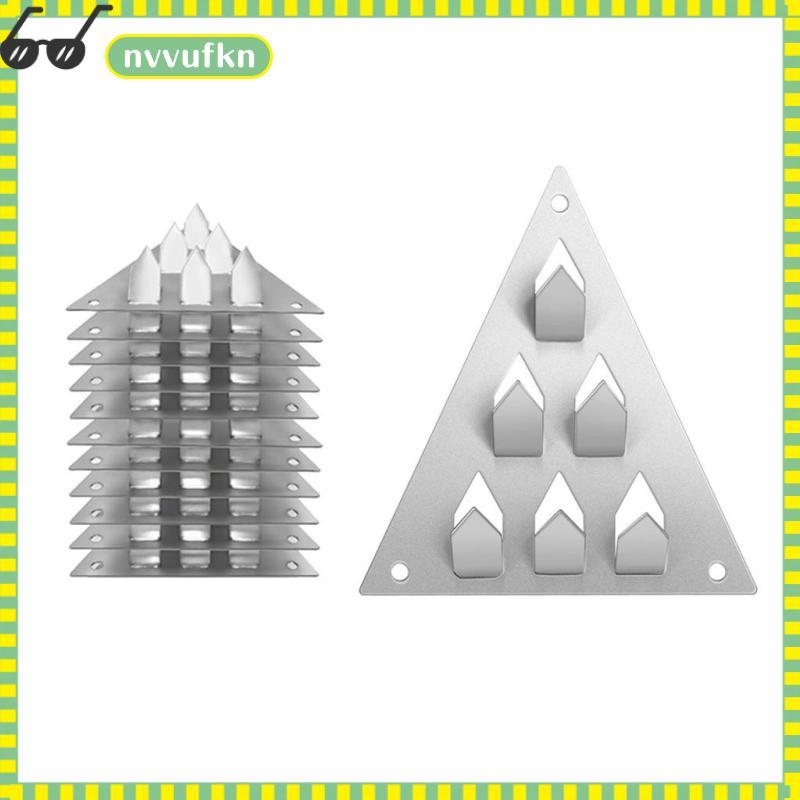 Six Prong Triangle Impaler Acoustic Panel Clip Giá đỡ thép có thể tái sử dụng để hấp thụ tiếng ồn vă