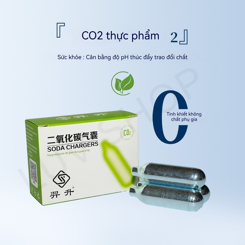 Bình bơm khí CO2 thủy sinh,làm soda,... bình khí CO2 mini, thích hợp để bơm nhanh lốp xe, thủy sinh,