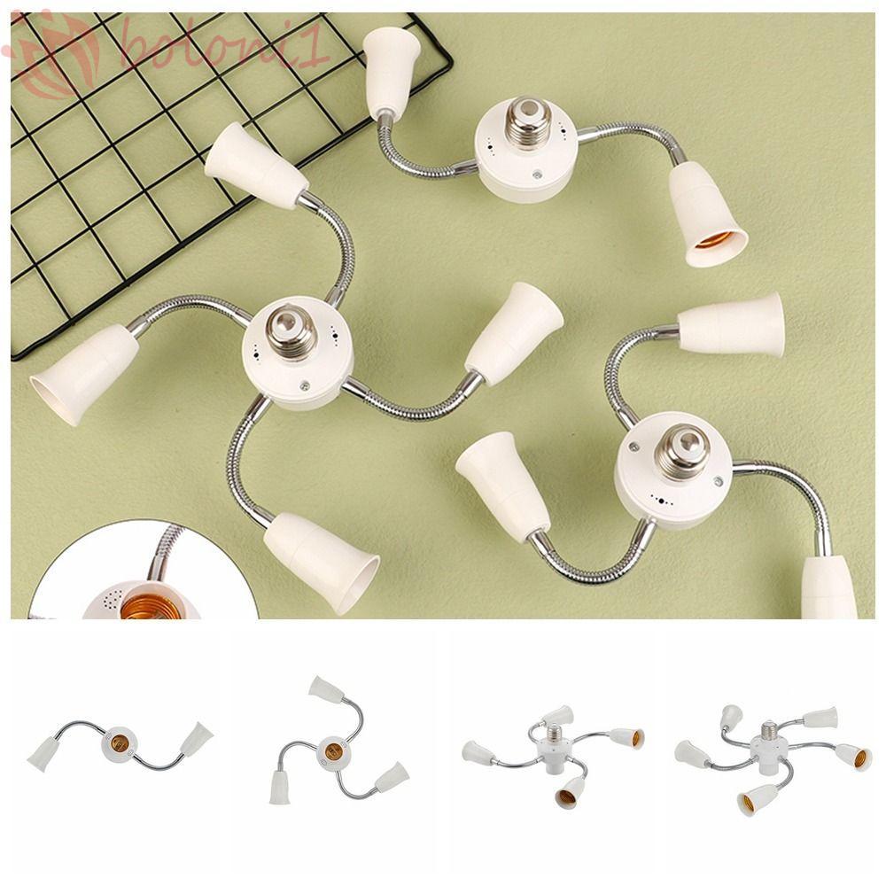 Bộ chia ổ cắm đèn E27, Bộ chuyển đổi bóng đèn có ống nối dài Bộ chuyển đổi giá đỡ đèn E27, có thể đi