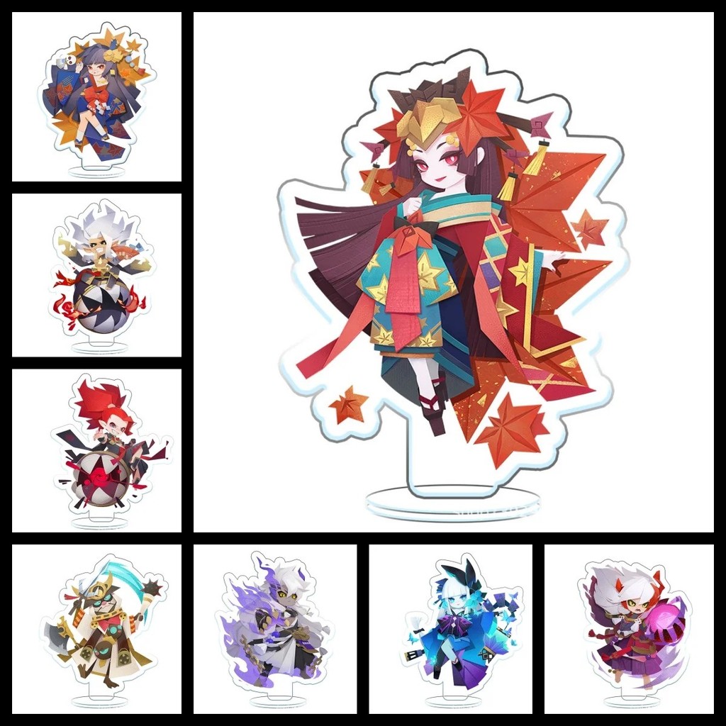 Standee Âm Dương Sư Onmyoji mô hình mica Acrylic nhân vật Momiji Ibaraki Doji trang trí bàn học quà 