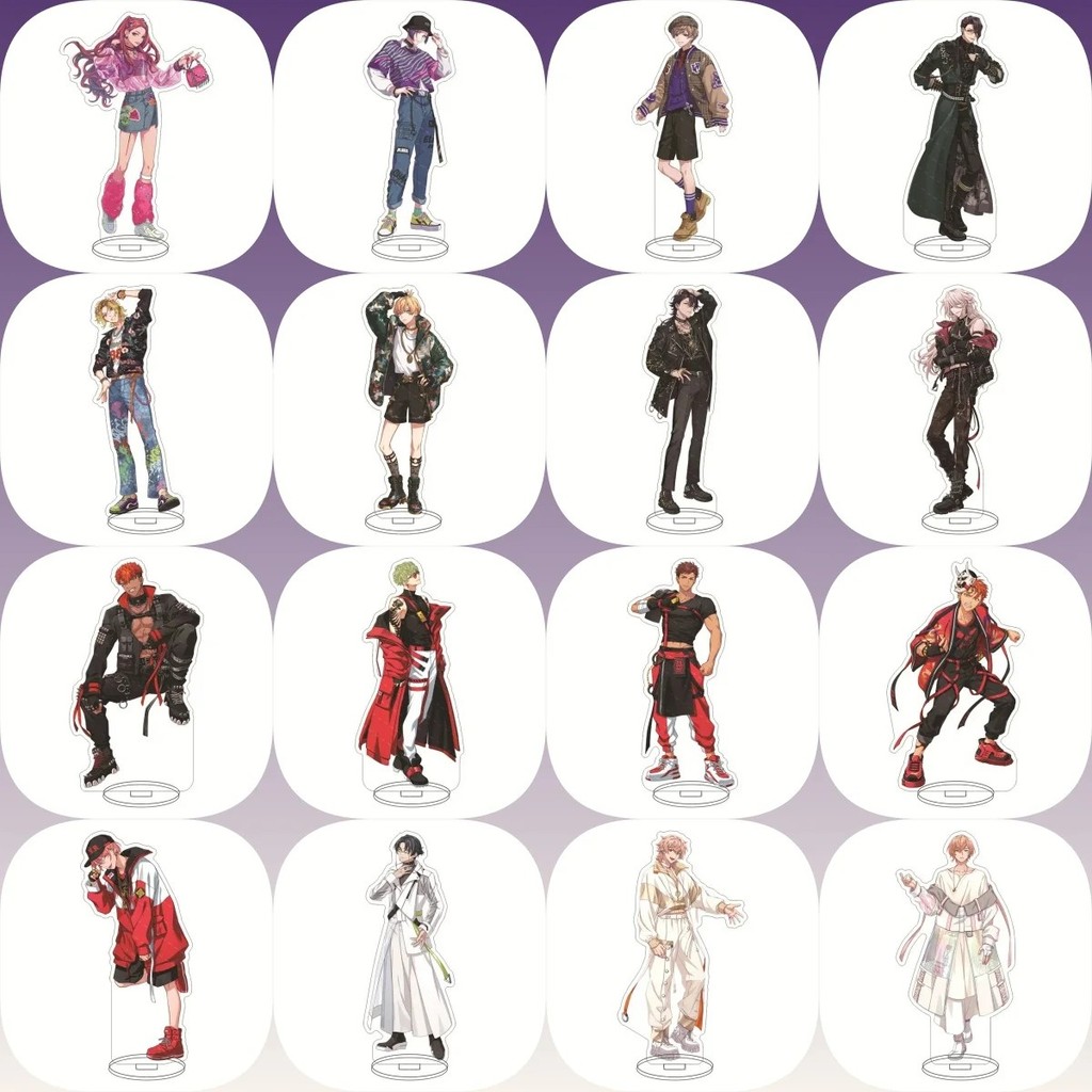 Standee Anime Paradox Live Mô Hình Mica Acrylic Nhân Vật Paradox Live Cao 15cm Trang Trí Bàn Học Làm