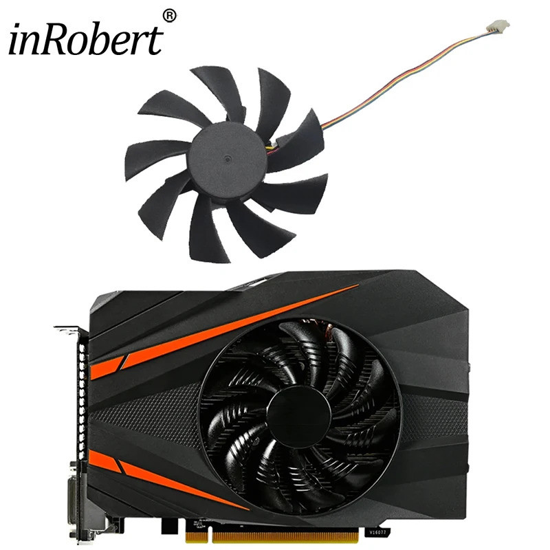 85mm Hai Vòng Bi Quạt Làm Mát Thay Thế Cho Gigabyte RX 560 550 GTX1050 1050TI 1060 1070 1080 GTX1060
