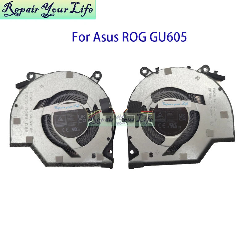 CPU GPU Quạt Làm Mát Cho ASUS ROG Zephyrus G16 GU605 GU605MZ GU605MI GU605C Máy Làm Mát Laptop 13NR0
