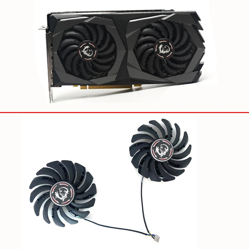Quạt Làm Mát 85MM PLD09210S12HH 4PIN GPU Quạt Cho MSI GTX1650 Super 1660Ti GAMING X Card Đồ Họa Quạt