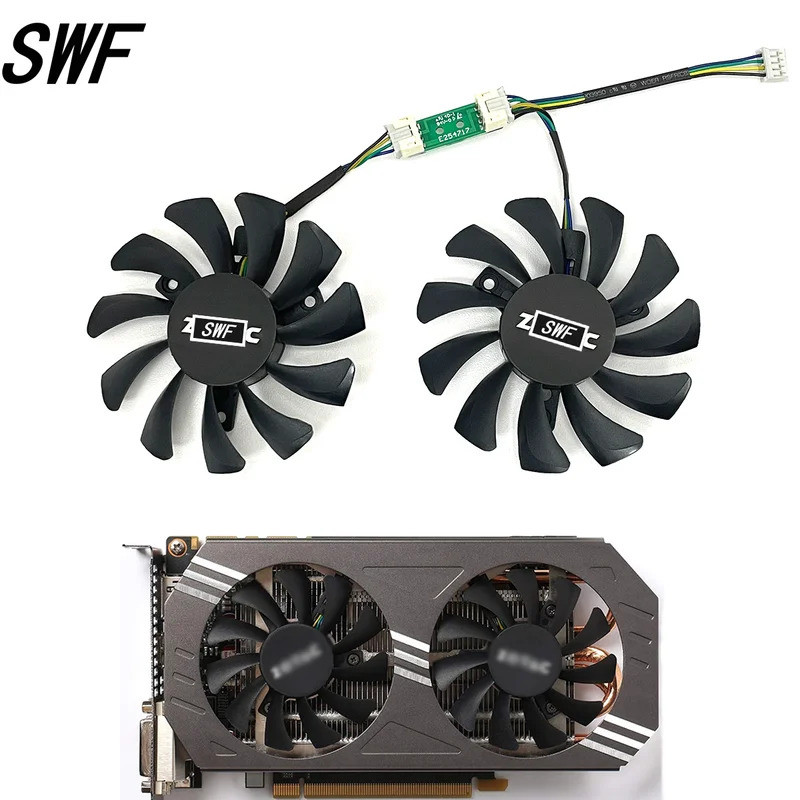 GA81S2U 75MM GTX970 Quạt Làm Mát Thay Thế Cho ZOTAC GeForce GTX 970 Card Đồ Họa Quạt Làm Mát