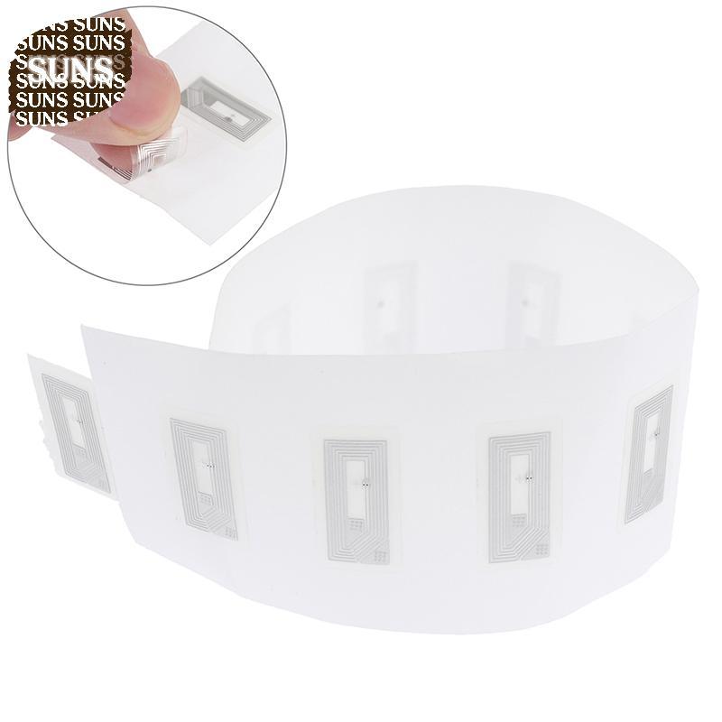 (TFT) 100 Chiếc NFC Chip Ntag213 Stier Wet Inlay 2 * 1cm 13.56 MHz RFID NTAG213 Thẻ Nhãn MỚI
