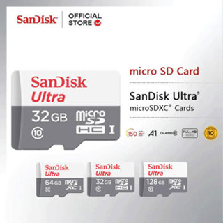 Thẻ nhớ MicroSDHC MicroSDxC Sandisk Ultra 32GB/64GB/128GB/256GB Class 10 upto 100MB/s