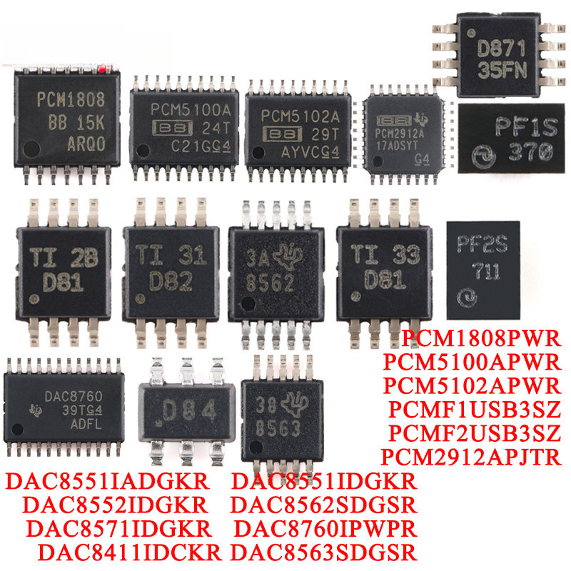 PCM5102APWR PCM5102A PCM5100A PCM1808 DAC8551IADGKR DAC8551IDGKR DAC8552IDGKR DAC8562SDGSR DAC8571ID