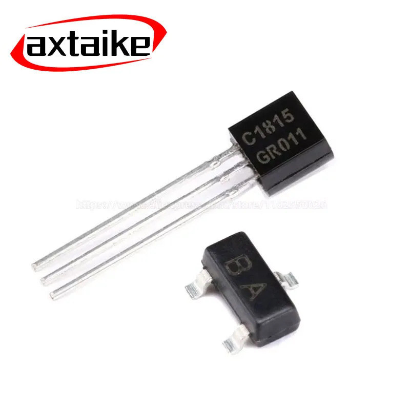 Bộ 50 2SC1815 2SA1015 C1815 A1015 -GR BA HF TO-92 SO23 50V 150mA NPN PNP SMD DIP Triode Transistor Z
