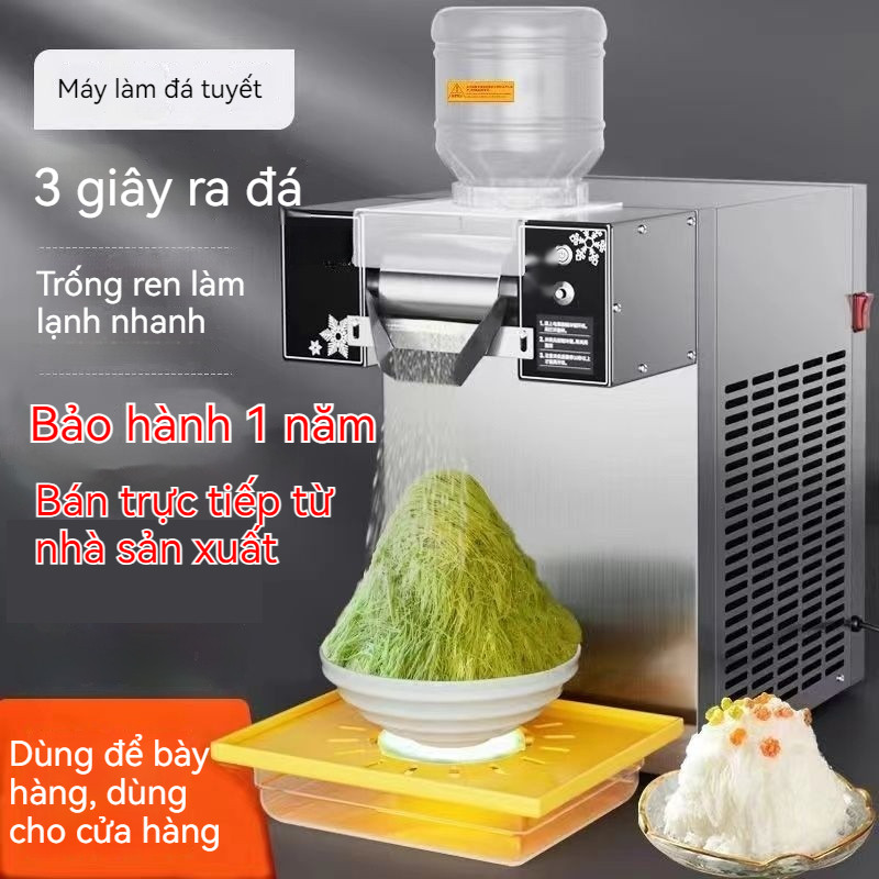 Máy làm đá bông tuyết. Thiết bị máy làm đá bông tuyết thương mại. Máy làm đá sữa.