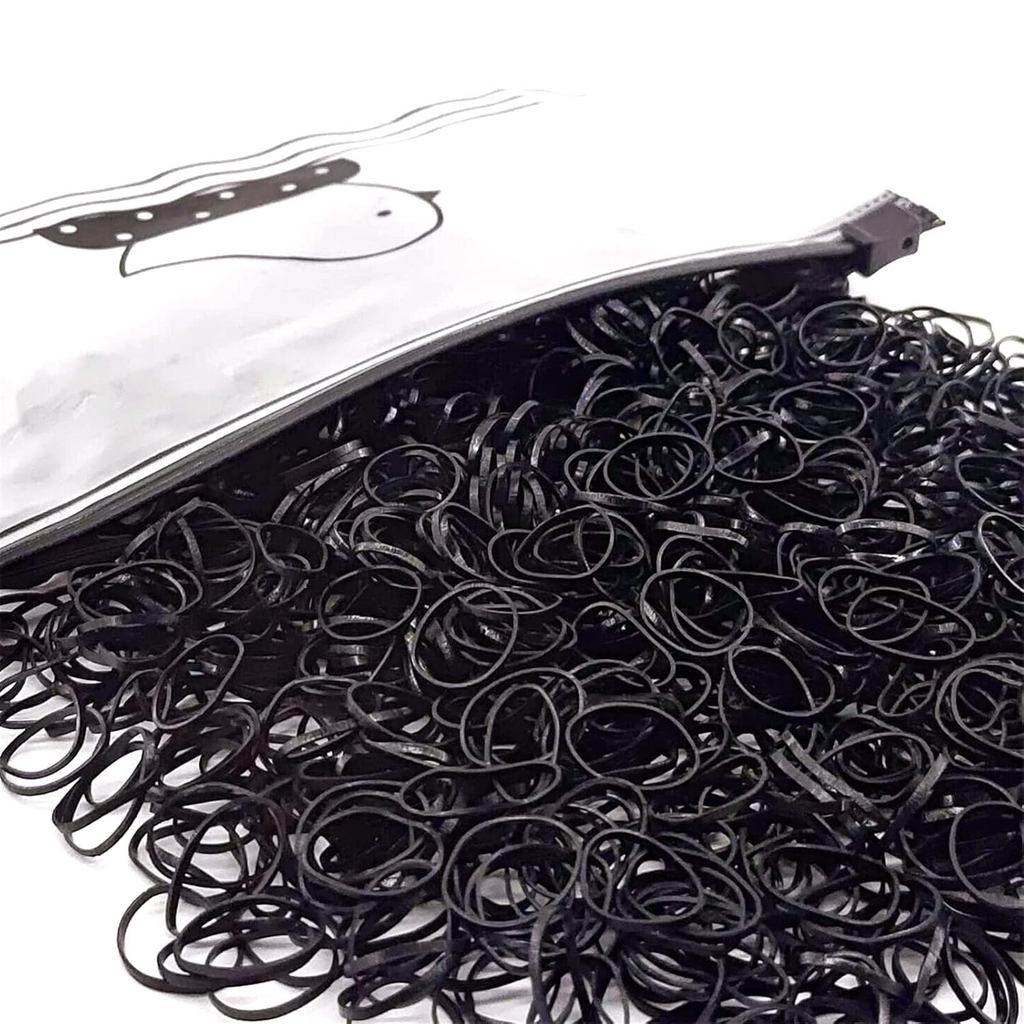 1500 Dây Cao Su Tóc Mini, Dây Buộc Tóc Cao Su Chống Trơn Trượt Cho Bé Gái, Dây Buộc Tóc Co Giãn (0.5
