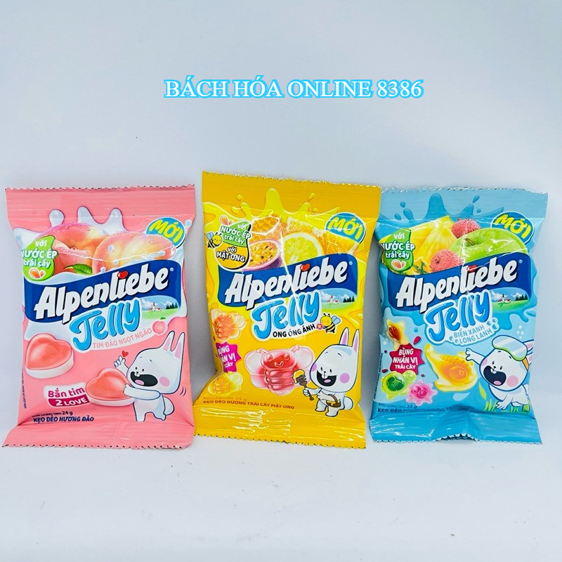 Lẻ 1 Kẹo dẻo Alpenliebe Jelly Biển xanh long lanh