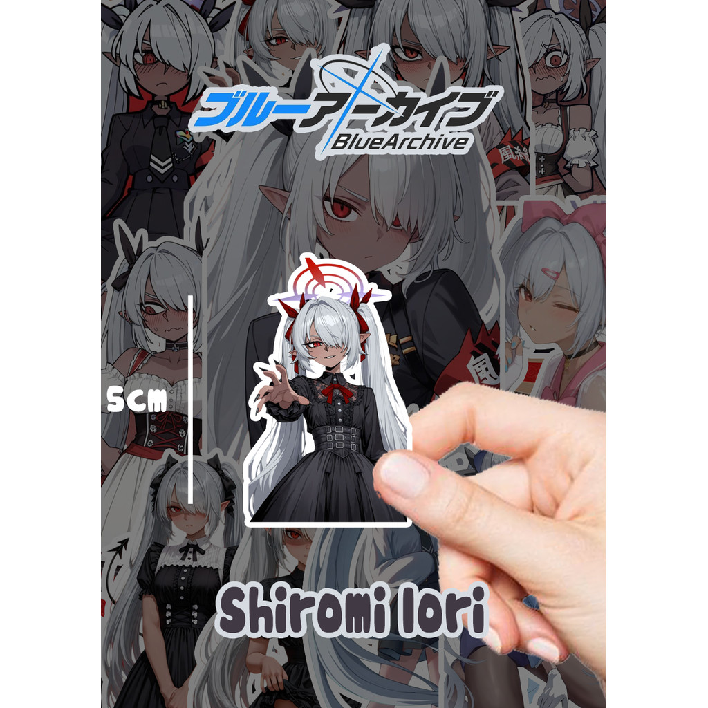 [Blue Archive] Set 71 sticker Shiromi Iori 🎀 đã cắt sẵn, ko trùng nhau, dành cho fan anime