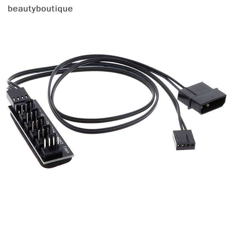 Beautyboutique] 1 Đến 5 4Pin CPU cooler case fan Hub splitter adapter Cáp nguồn MỚI