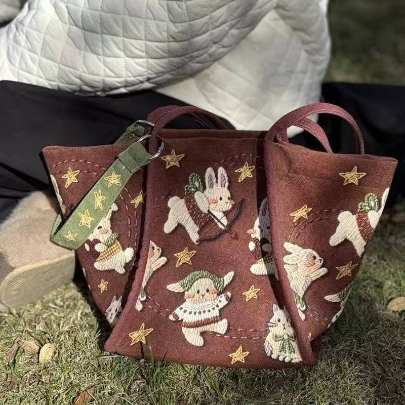 New Retro Underarm Bag Large Capacity Tote Lazy Shoulder Bag New Retro Underarm Bag Large Capacity T