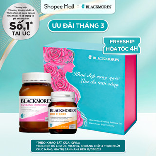 Blackmores Set quà tặng 2: Khoẻ đẹp rạng ngời - Làn da tươi sáng (Hoa anh thảo & BioC)