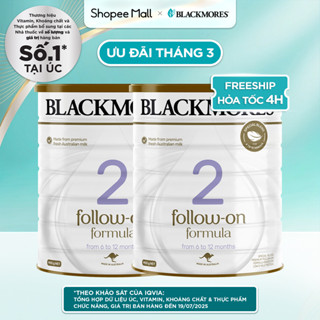 Combo 2 Hộp Sữa Blackmores số 2 Follow-On Formula (900g)
