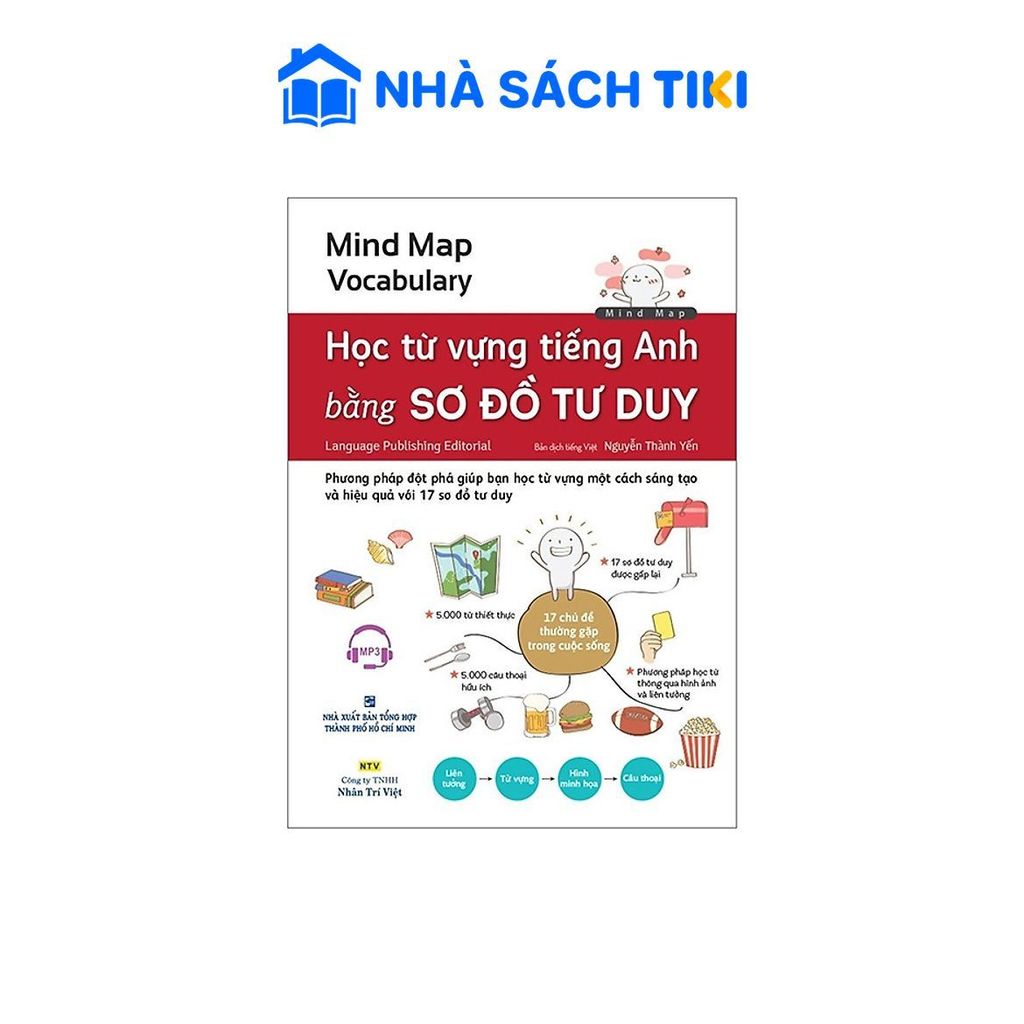 Sách Mind Map Vocabulary - Học Từ Vựng Tiếng Anh Bằng Sơ Đồ Tư Duy (Kèm file MP3) - Nhân Trí Việt