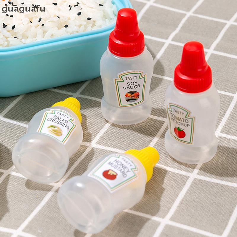 [guaguafu] 1 Hộp đựng nước sốt nhỏ cầm tay Mini Cà chua Gravy Boat Salad Dressing Oil Bottle Ketchup