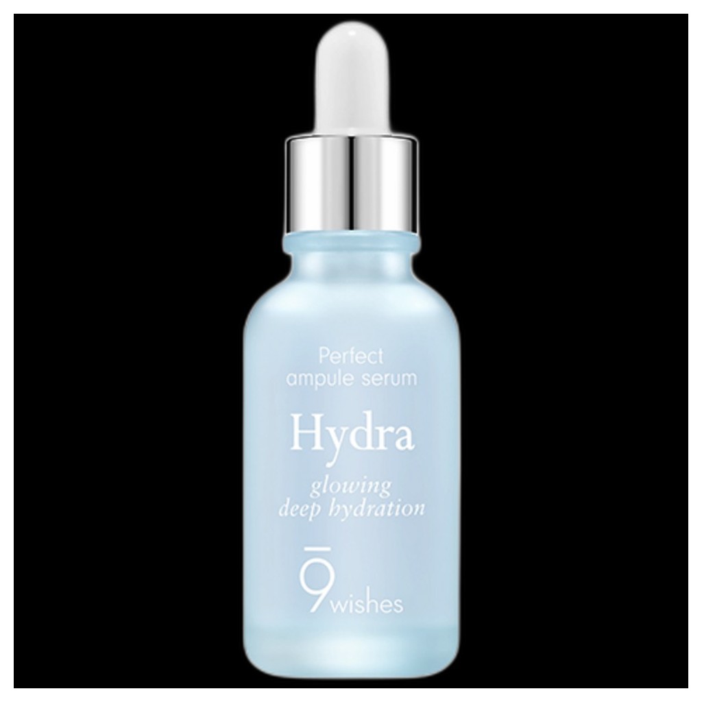 [9wishes] Hydra Glowing Deep Hydrat hóa Ampoule (Hydra Ampoule Serum), 30 mL / Serum Ampoule Hàn Quố