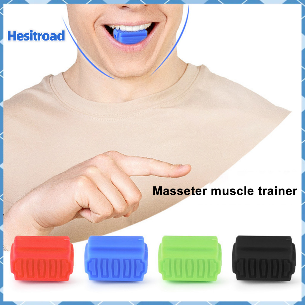 [Meanwha] Silicone Jaw Trainer Silicone Jawline Fitness Ball dành cho nam nữ – Máy tập cơ mặt di độn