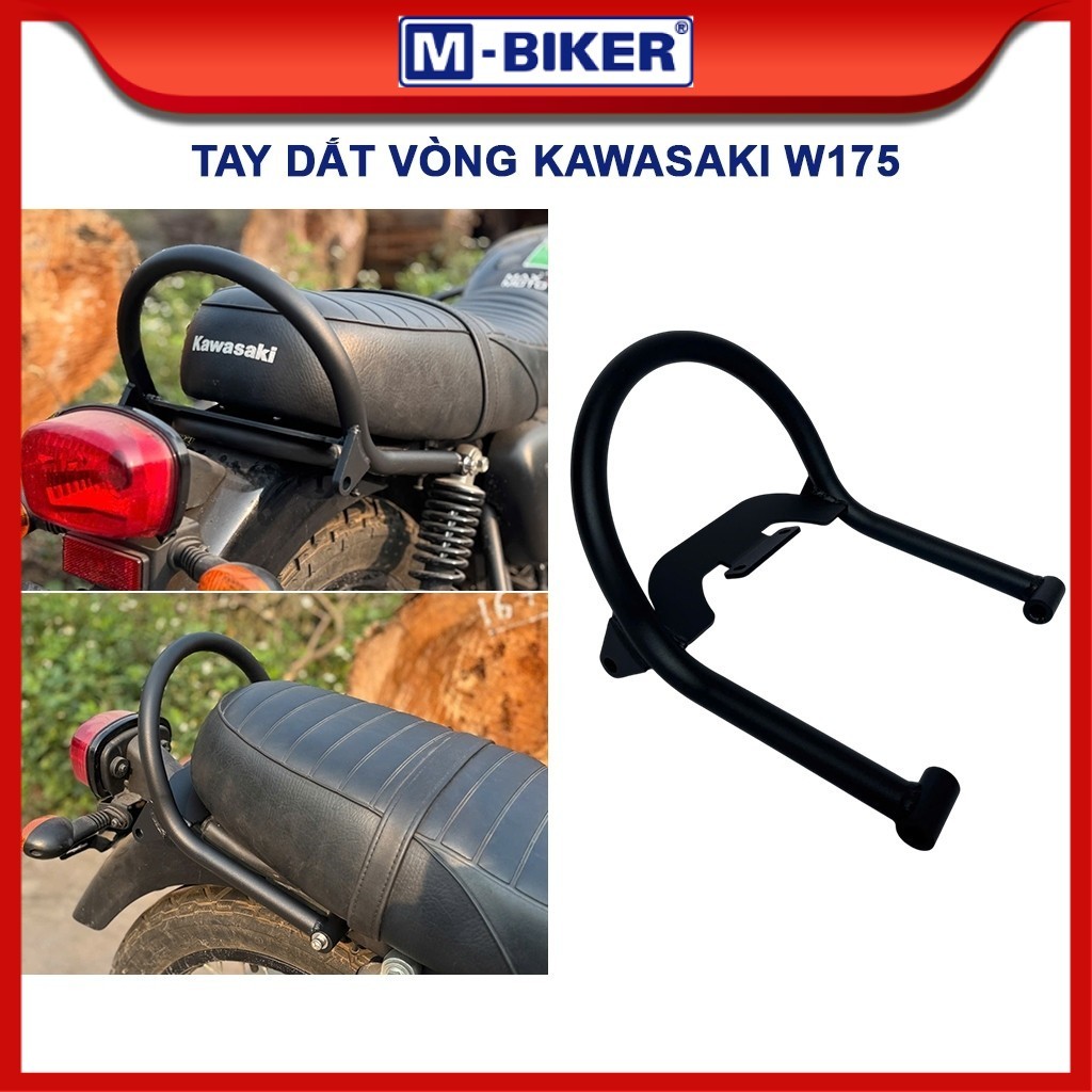 Tay dắt W175, Tay xách vòng Kawasaki W175, Tay dắt sau dành cho Kawasaki W175
