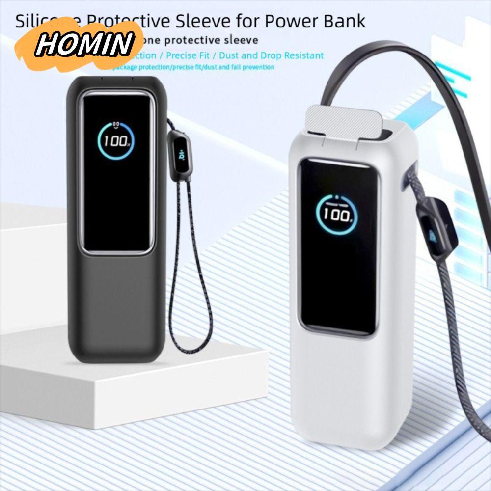 [HOMIN] Silicon mềm bảo vệ, chống bụi, Hộp đựng chống sốc di động cho ngân hàng điện Anker Zolo (250