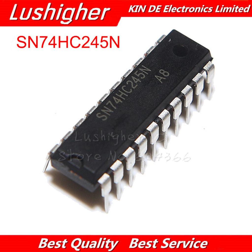 10 CÁI SN74HC245N 74HC245 SN74HC245 DIP20 74HC245N DIP IC Mới Chính Hãng