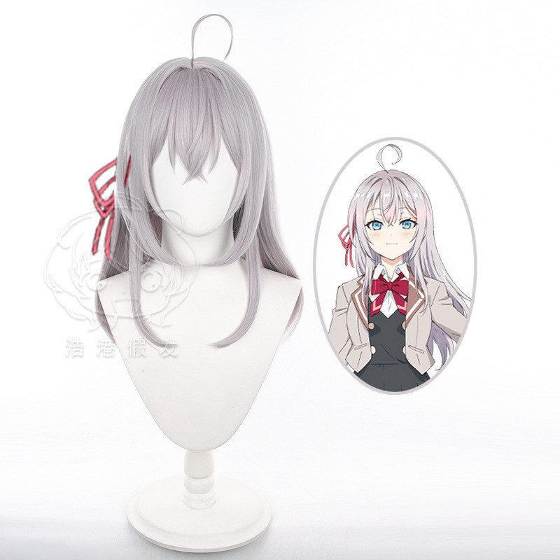 Tóc giả anime cho nhân vật Alya và Alisa Mikhaylovna Kujo, phù hợp cosplay với mùi oải hương nhẹ nhà
