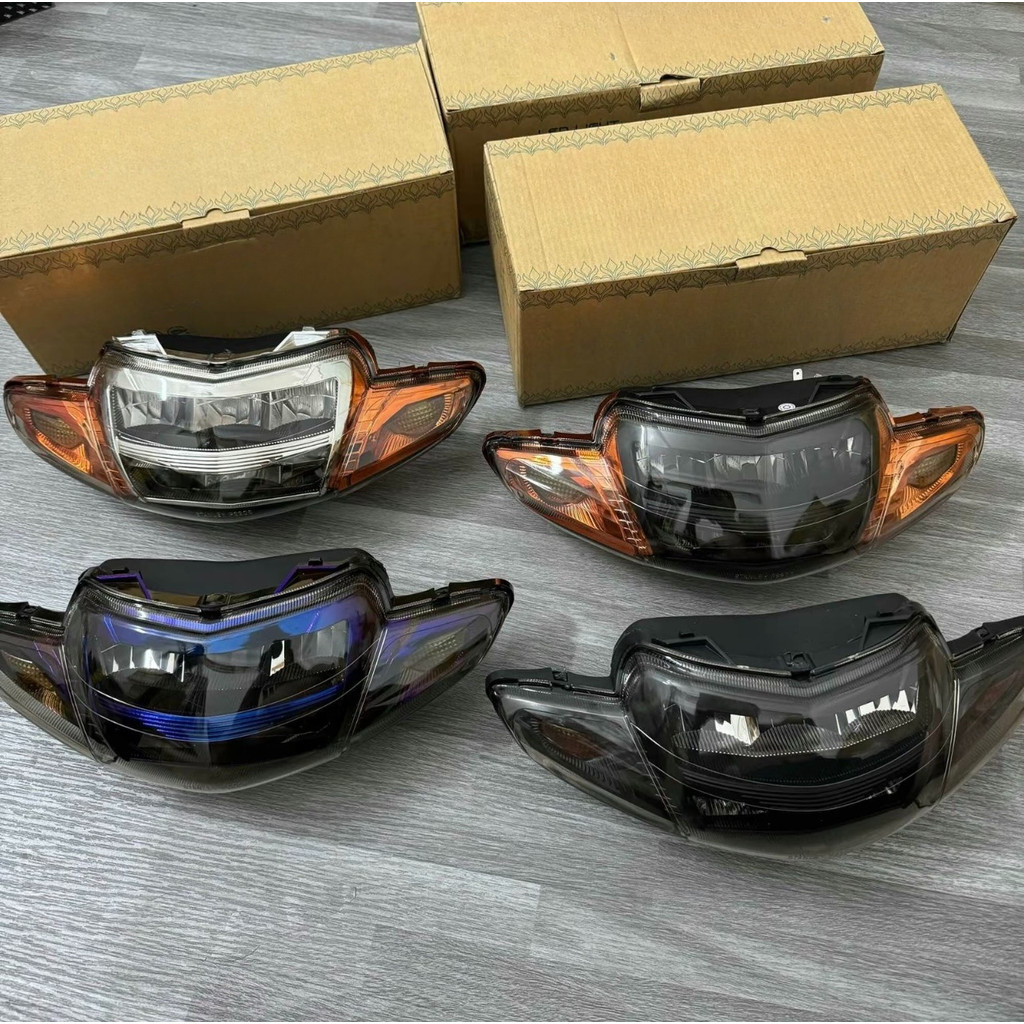 Đèn Pha Led 2 Tầng Wave Nhỏ, Wave Zx, Wave Anphal lùn Siêu Sáng ( bảo hành 1 năm ) Chống nước