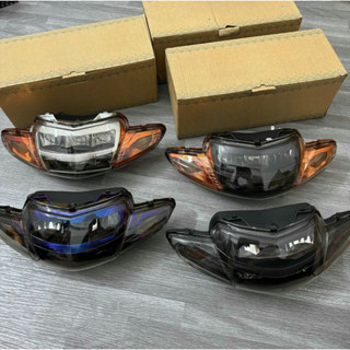 Đèn Pha Led 2 Tầng Wave Nhỏ, Wave Zx, Wave Anphal lùn Siêu Sáng ( bảo hành 1 năm ) Chống nước