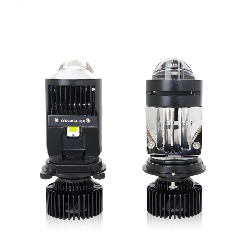 Phong Cách Mới H4 Đèn Pha Đôi Phản Quang Cốc Có Ống Kính Đèn Pha Ô Tô LED Khoảng Cách Y5 Gần Tích Hợ