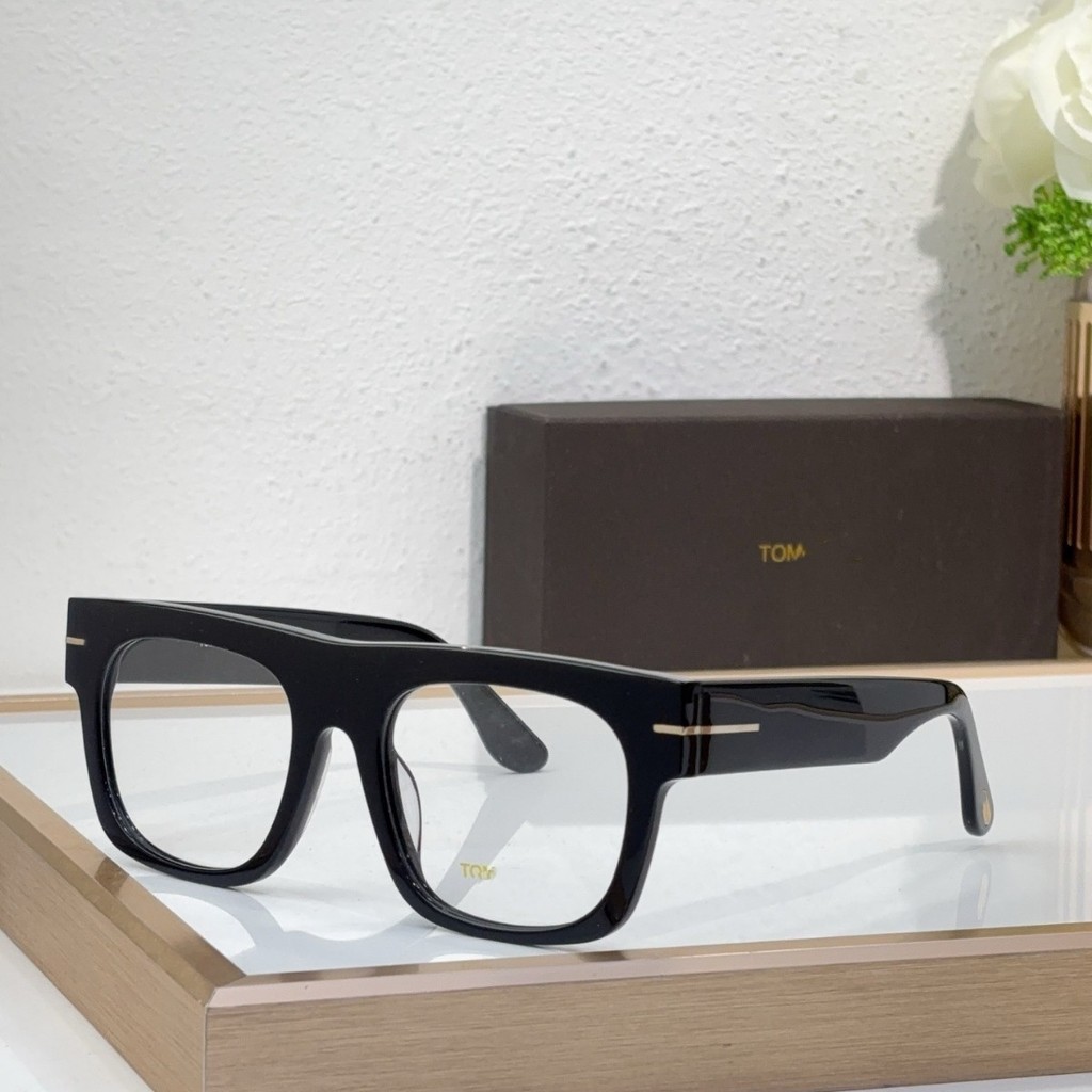 TOM FORD New Fashion Square Frame Acetate Unisex Non-Prescription Glasses Frame TF5634
