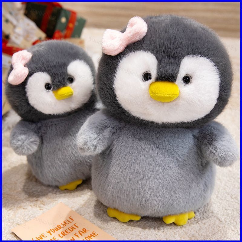 SV Penguin Plushie Bowknot Hoạt Hình Sang Trọng Đồng Hành Đồ Chơi Búp Bê Dành Cho Trẻ Em Bé Gái VS