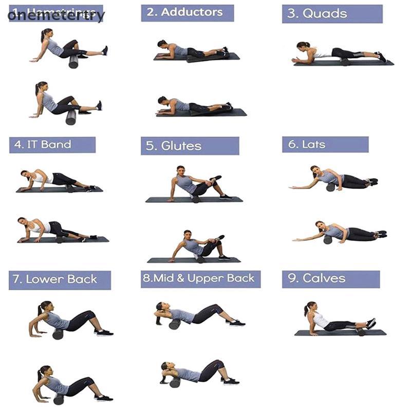 Phấn Bóng Foam Roller 3 Kích Cỡ (30cm, 45cm, 60cm) - Thiết Bị Tập Thể Dục & Massage