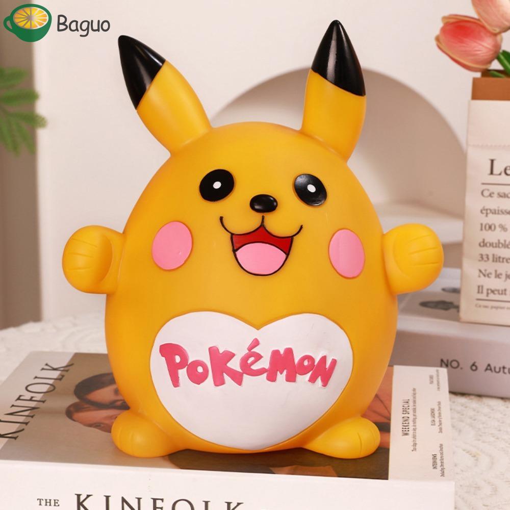 BAGUO Doremon Hộp Đựng Tiền, Hình Lớn Mô Hình Doremon Heo Đất, Đồ Trang Trí Để Bàn Tiết Kiệm Trang T