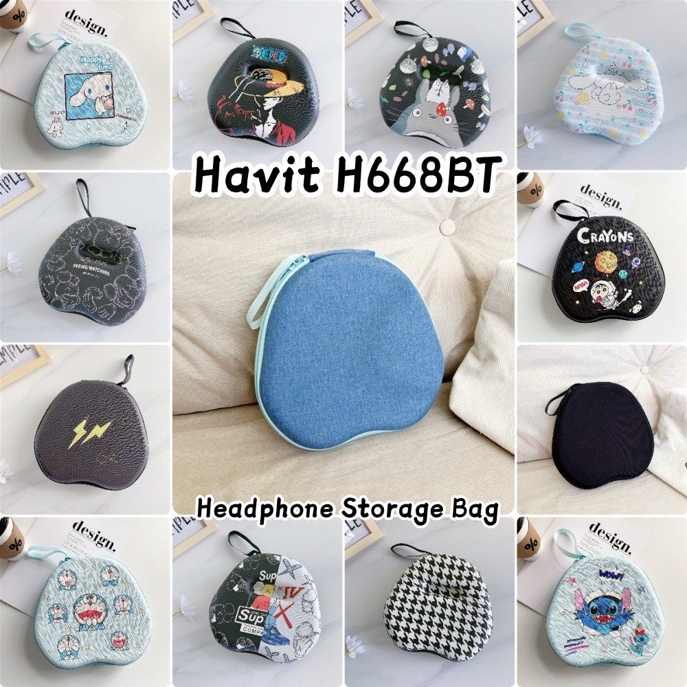 [Còn hàng] Dành cho hộp đựng tai nghe Havit H668BT Túi đựng tai nghe họa tiết hoạt hình dễ thương Hộ