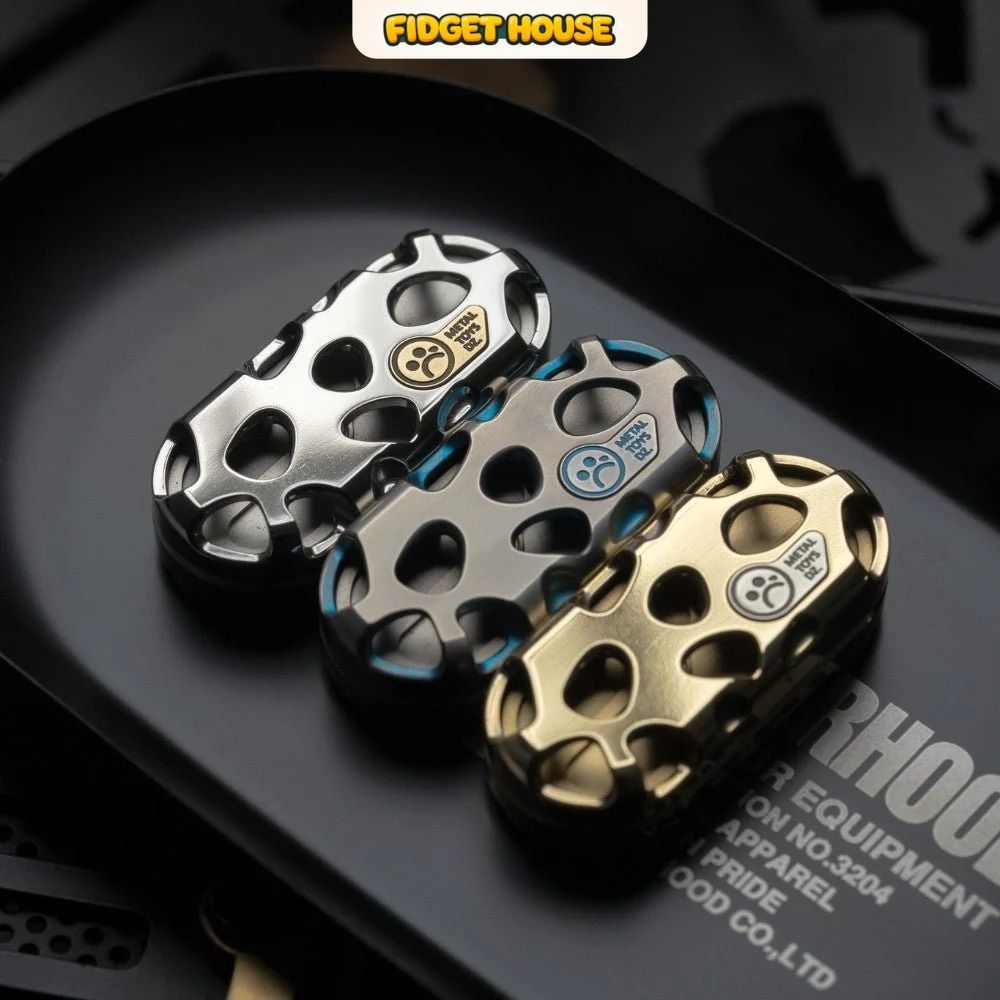 Fidget Slider - TOP-B Skeleton Metal Toys - Thẻ Đẩy EDC Kim Loại