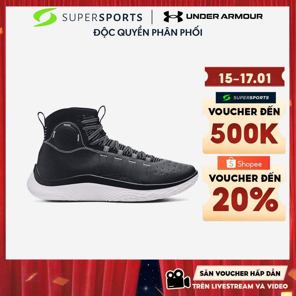 Giày Bóng Rổ Unisex Under Armour Curry 4 Flotro - Đen - 3024861-001