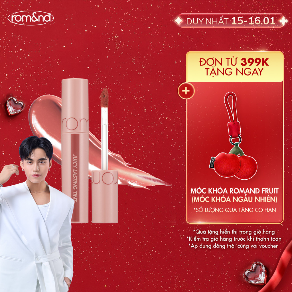 [Rom&nd x KOL] Son Romand Juicy Lasting Tint/ Glasting Water Tint/ Color Gloss/ Melting Balm/ Dewyful Water Tint