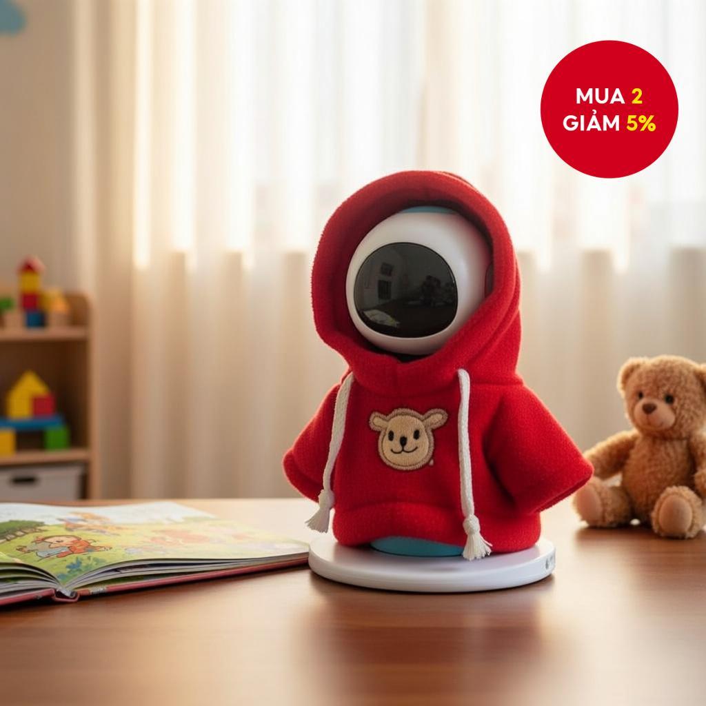 Eilik Robot AI Tamagotchi với combo mũ len, khăn quàng và áo len đặc biệt cho kỳ nghỉ