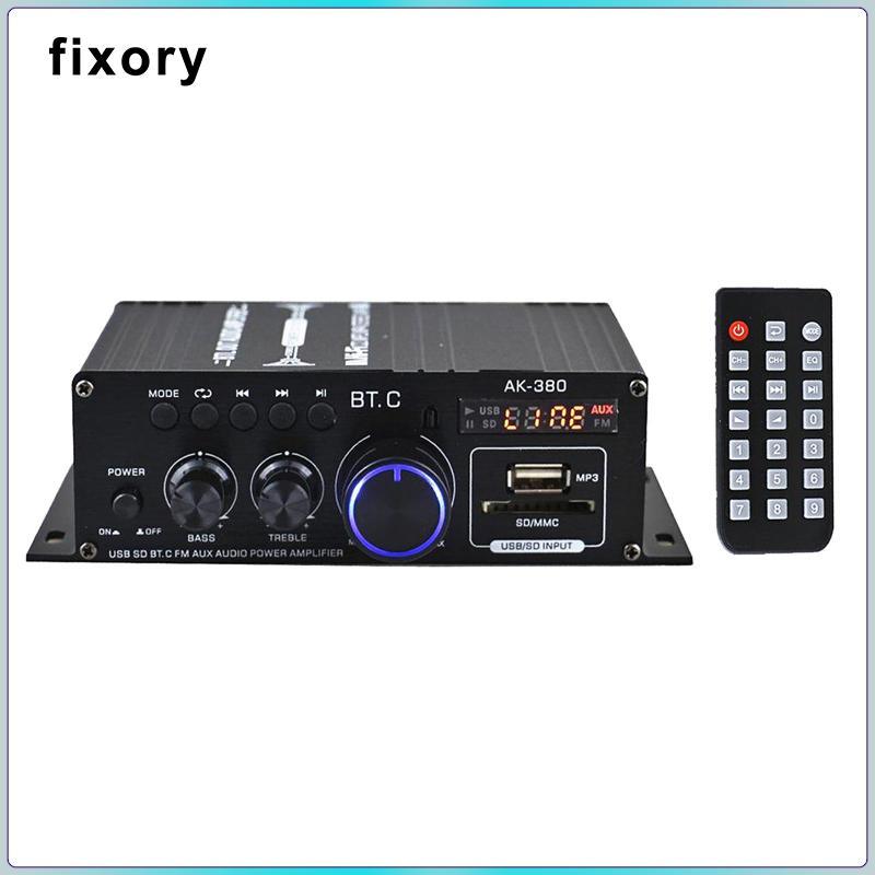 Bộ khuếch đại công suất âm thanh AK380 di động 400W x2 2.0 CH 5.0 Bộ khuếch đại âm thanh 2 kênh cho 