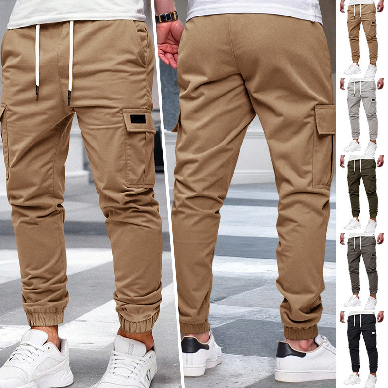Quần jogger nam Carhartt màu trơn, co giãn, dành cho thể thao