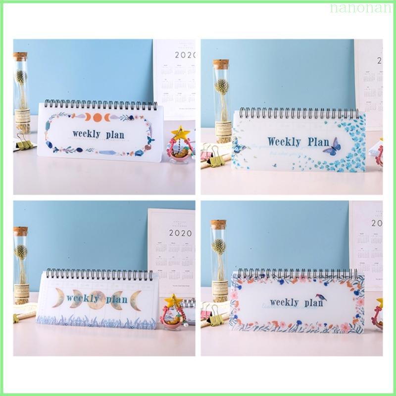 Nan Undated Weekly Planner Twin-coil Binding Weekly Monthly Planner Weekly Weekly Weekly Weekly Jour