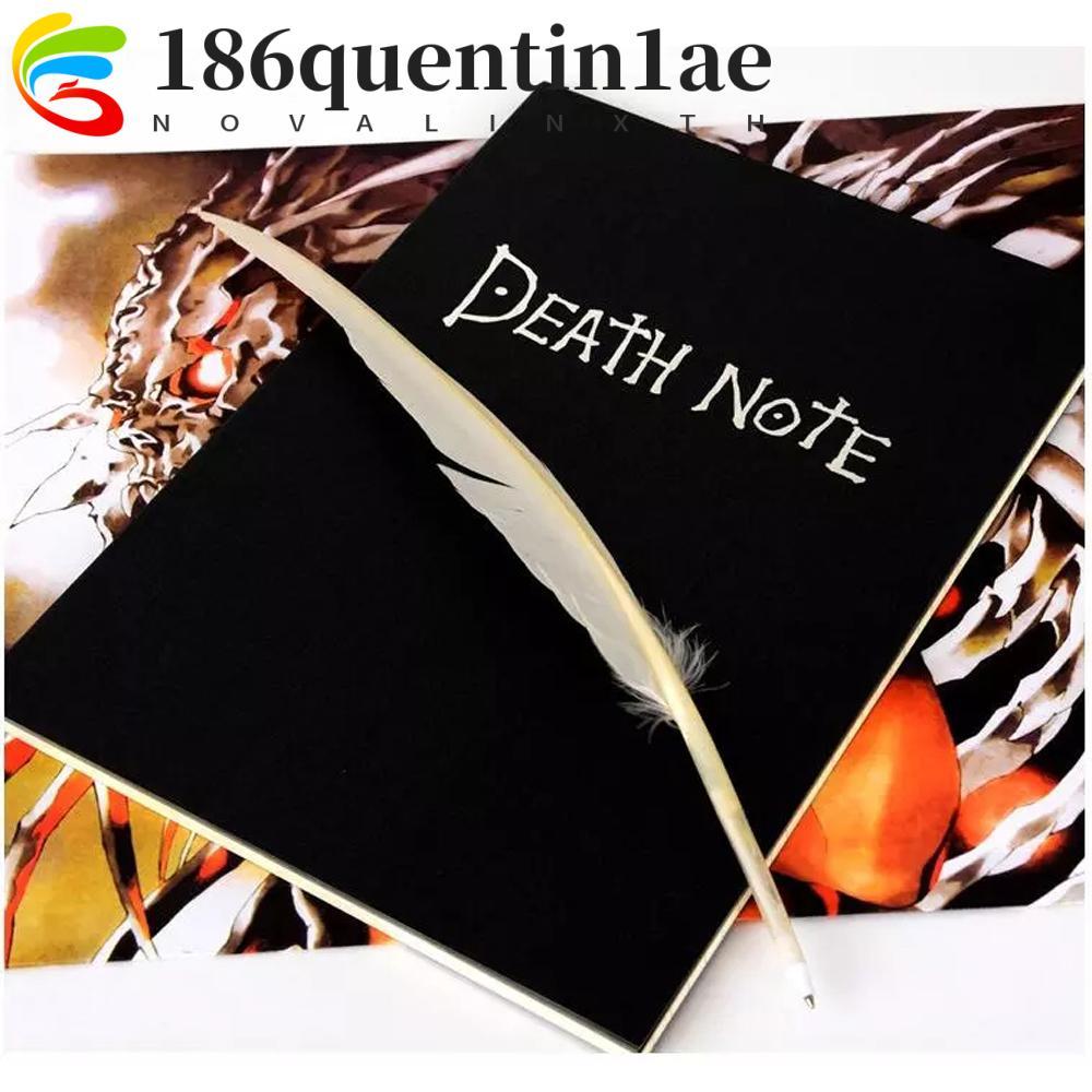 QUENTIN1AE Death Note Pad dành cho bộ sưu tập Anime nhập vai Phim hoạt hình Feather Pen