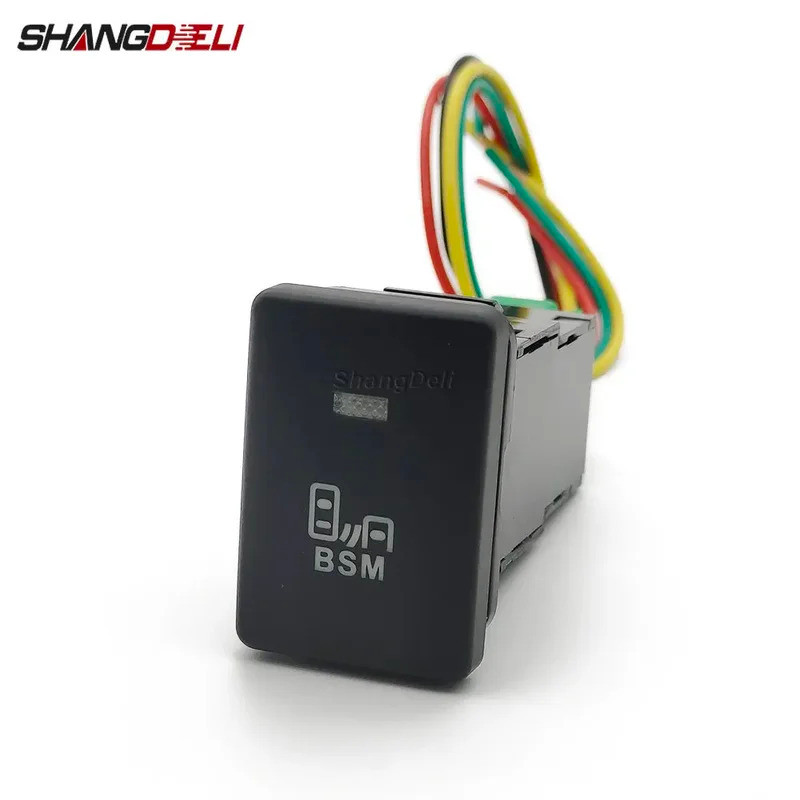 Xanh / Xanh / Cam Cho Xe Toyota Camry Prius Corolla PRADO Đèn LED Tự Động BSM Nút Công Tắc Điều Khiể