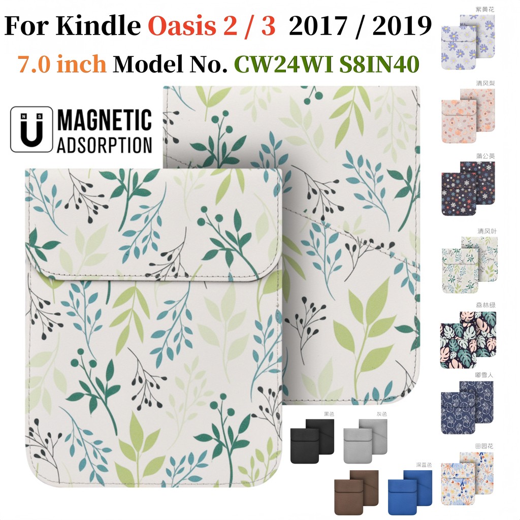Dành Cho Kindle Oasis 2 3 9th 10th Gen 7.0 inch CW24WI S8IN40 Đầu Đọc Sách Điện Tử Túi Bao E-Reader 