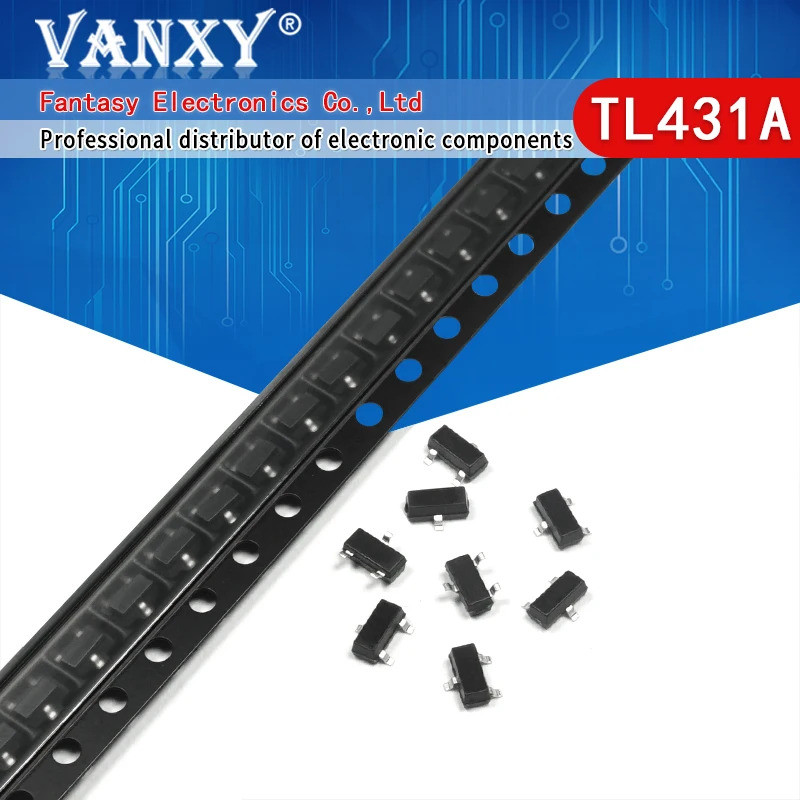 Bộ 50 TL431 SOT TL431A SOT-23 431 TO-92 TL431ACDR SOP-8 SOP SMD Bộ điều chỉnh điện áp mới IC