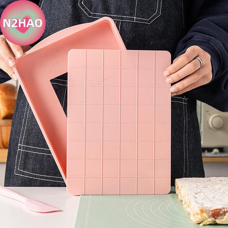 N2HAO Chất Lượng Cao Nougat Khuôn Bông Tuyết Bánh Ngọt Đáy Khuôn Nonsti Khuôn Nướng Bánh Làm Mát Thi