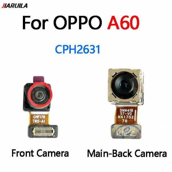 Camera trước cho OPPO A60 CPH2631 Mô-đun camera sau lưng Cáp mềm
